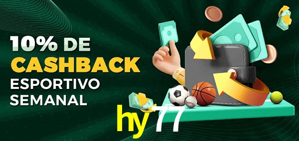 10% de bônus de cashback na hy77