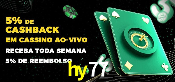 Promoções do cassino ao Vivo hy77