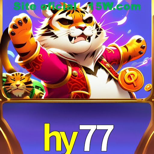 Imagem promocional da hy77 mostrando a plataforma e suas vantagens